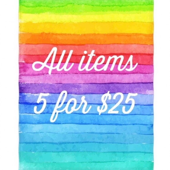 5/$25 Gold Hollow Oval Loop Earrings - Picture 4 of 4